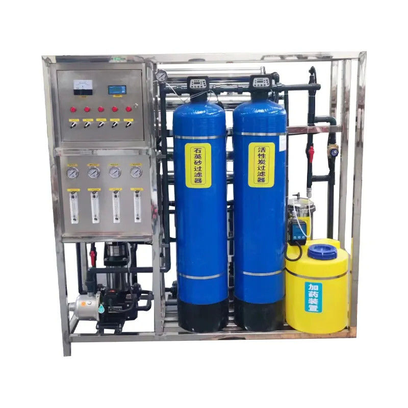 1.5tph 2xFRP Tanks Brackwasser Umkehrosmose-Wasseranlage für die Landwirtschaft