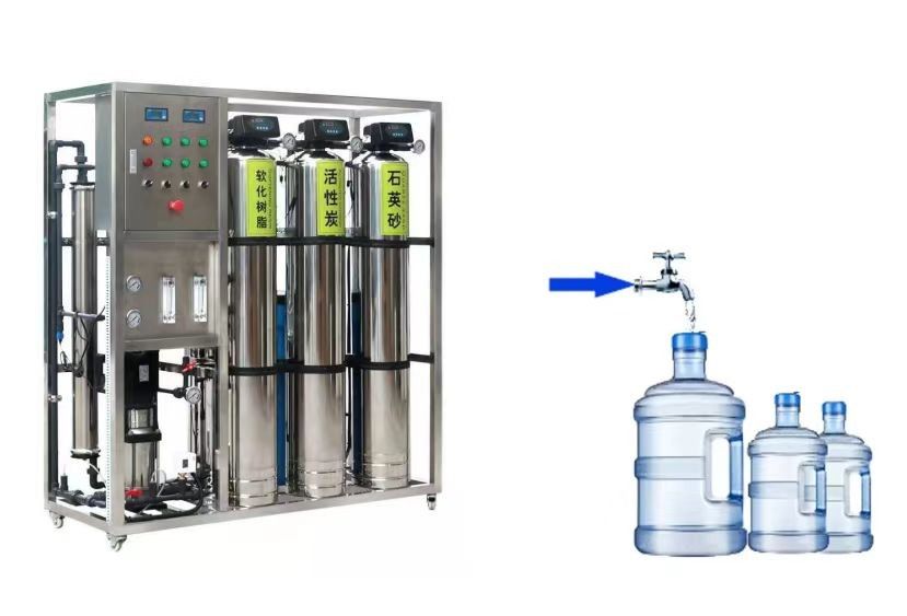 PRO-SD8080/15 1.5TPH Brackwasser Umkehrosmose-System SS304 Skid 3,0 kW Schnelle Vorlaufzeit