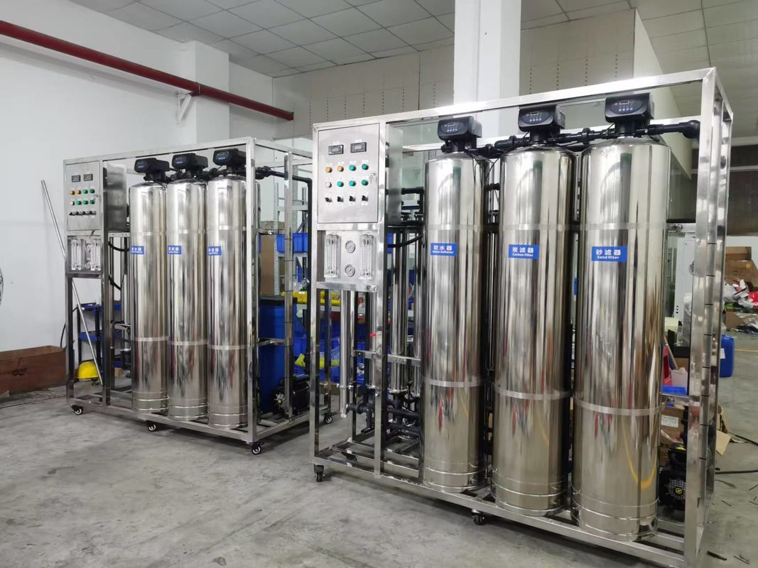 PRO-FT8080/20 2TPH Brackwasser Umkehrosmose-System SS304 Skid 3,0 kW Schnelle Vorlaufzeit