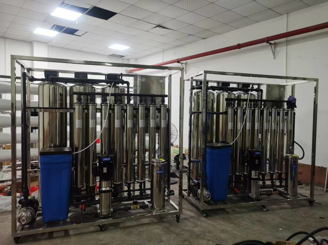 PRO-SD8080/20 2TPH Salzwasser Umkehrosmoseanlage SS304 Schieben 3,0 kW Schnelle Installation UPVC Rohr Kernmaterial
