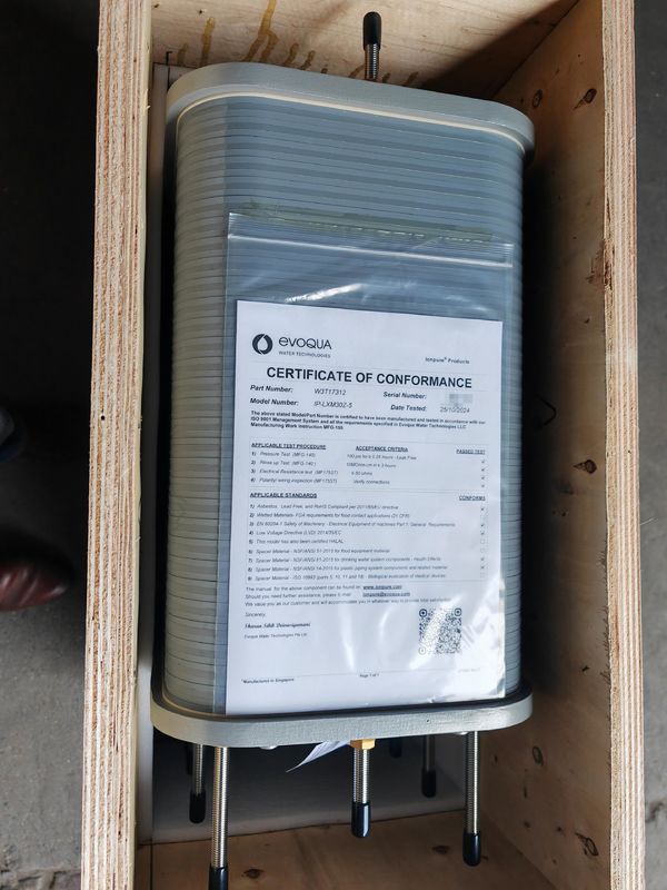 Ionpure CEDI IP-LXM30Z-5 EDI-Modul Durchfluss von 3,3-5,11 m3/h
