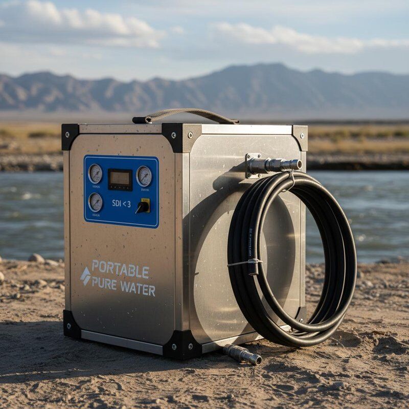 Silt Density Index less than 3 Portable Reverse Osmosis System Carbon Steel Build Providing and Portable Water Treatment