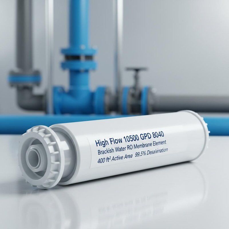 High Flow 10500 GPD 8040 Brackish Water RO Membrane Element with 400 ft² Active Area and 99.5% Desalination